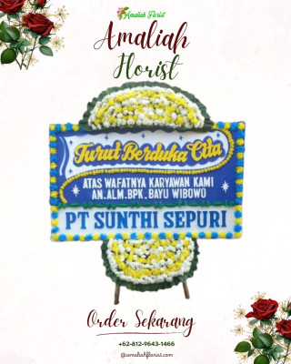 Papan Bunga Duka di Mejayan